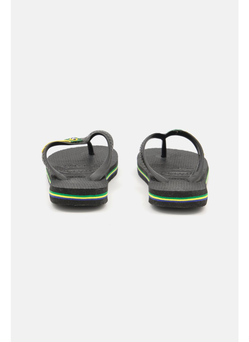 havaianas - Toddlers Boy Slip On Slippers, Black Combo - Image 1