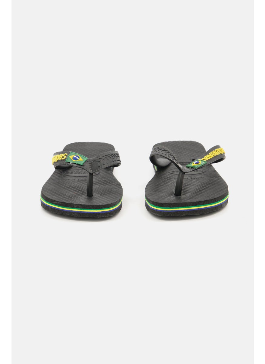havaianas - Toddlers Boy Slip On Slippers, Black Combo - Image 1