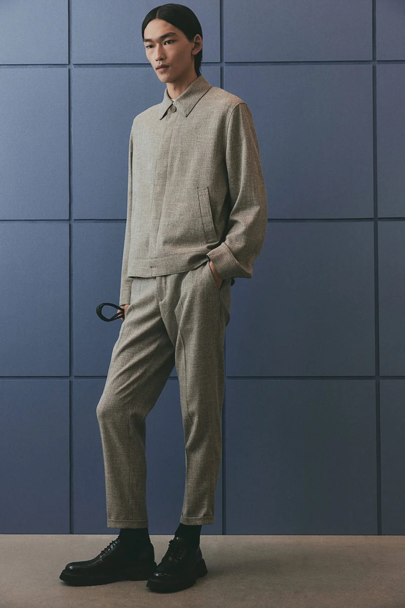 اتش اند ام Regular Fit Tailored trousers