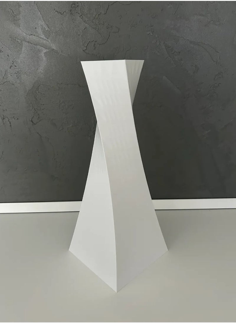 3D Brothers - Artistic Twisted Vase - Unique Home Decor Piece - Image 1