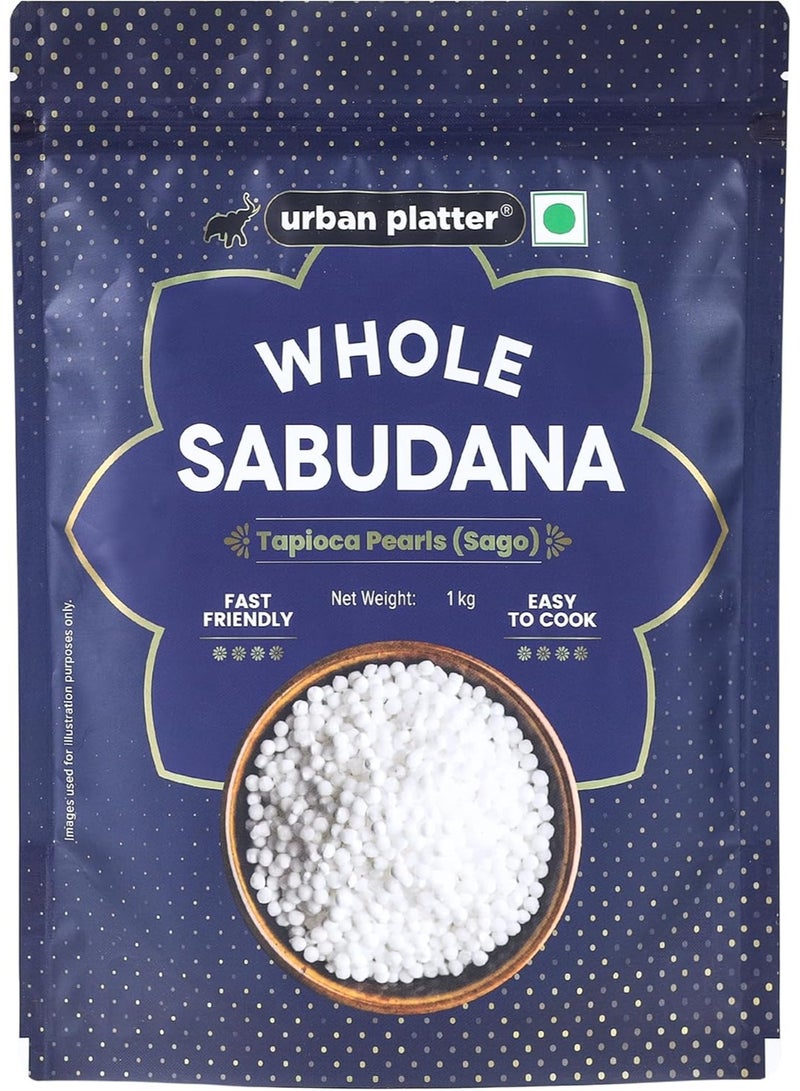 Urban Platter Whole Urban Platter Sabudana Sago 1kg - Image 1