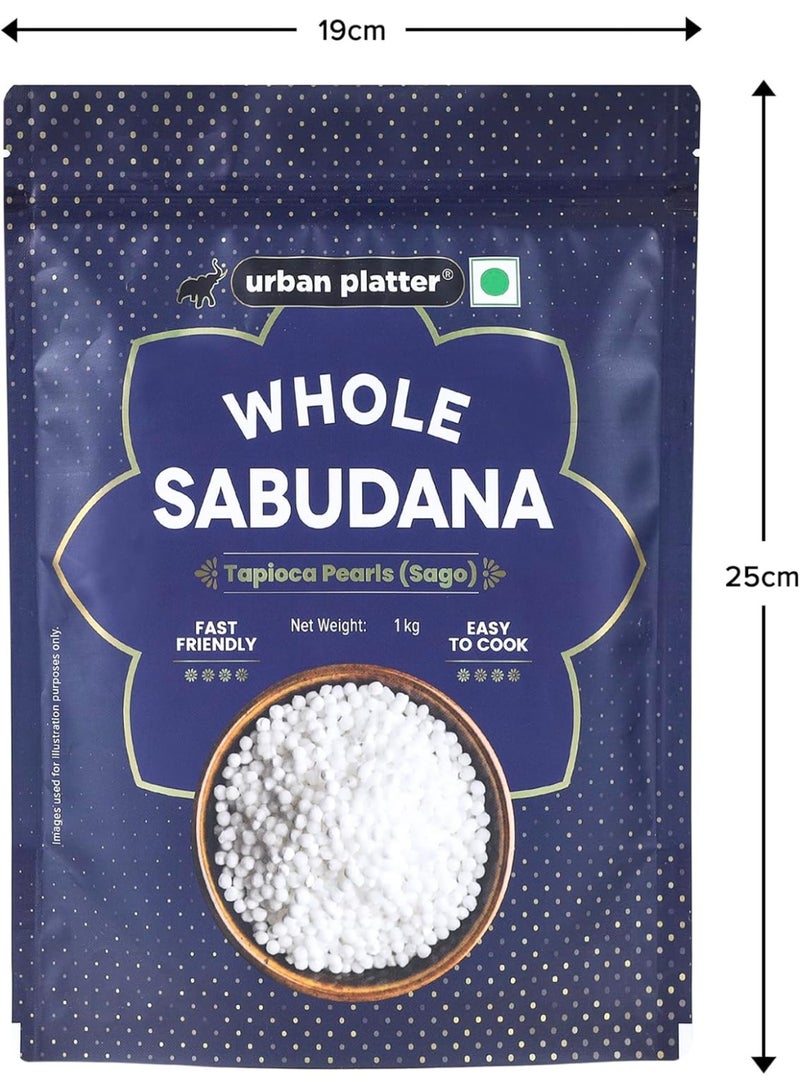 Urban Platter Whole Urban Platter Sabudana Sago 1kg - Image 2