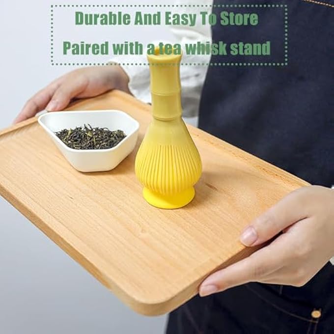 Unity Plastic Matcha Whisk And Frother Set Green And Black Black  Green - Image 5