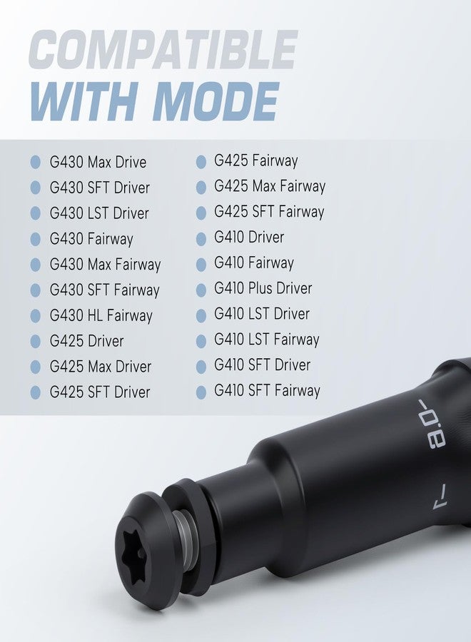 Acebirdie Golf Shaft Adapter Sleeve fits tip .335 Shaft Compatible with Ping G430 10Max, 430,G425,G410,G410 Plus MAX, SFT Driver & Fairway Woods Black - Image 3