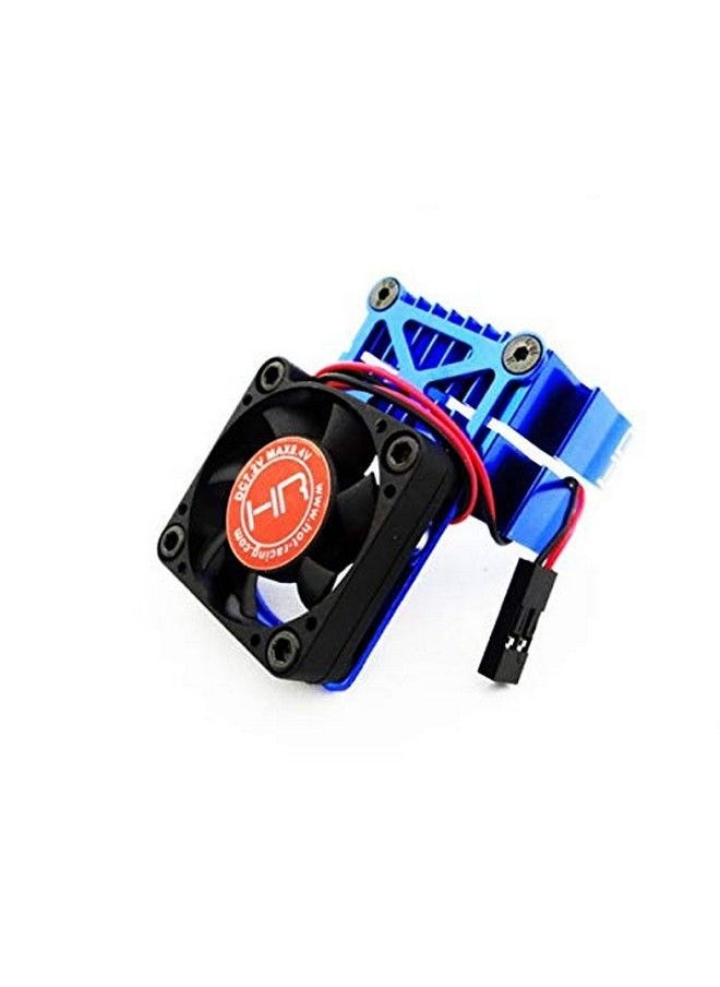 Hot Racing Mh550Te06 Clipon Twopiece Motor Heat Sink W/ Fan (Blue)  - Image 1
