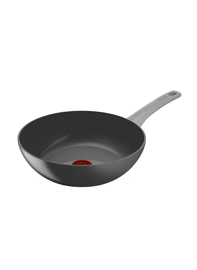 تيفال TEFAL Renew, On | Wokpan 28 cm | Ceramic Non-Stick Coating | 100% recycled aluminium body | Healthy Cooking | Thermo-Signal™ | Made in France | 2 Years Warranty | C4271932