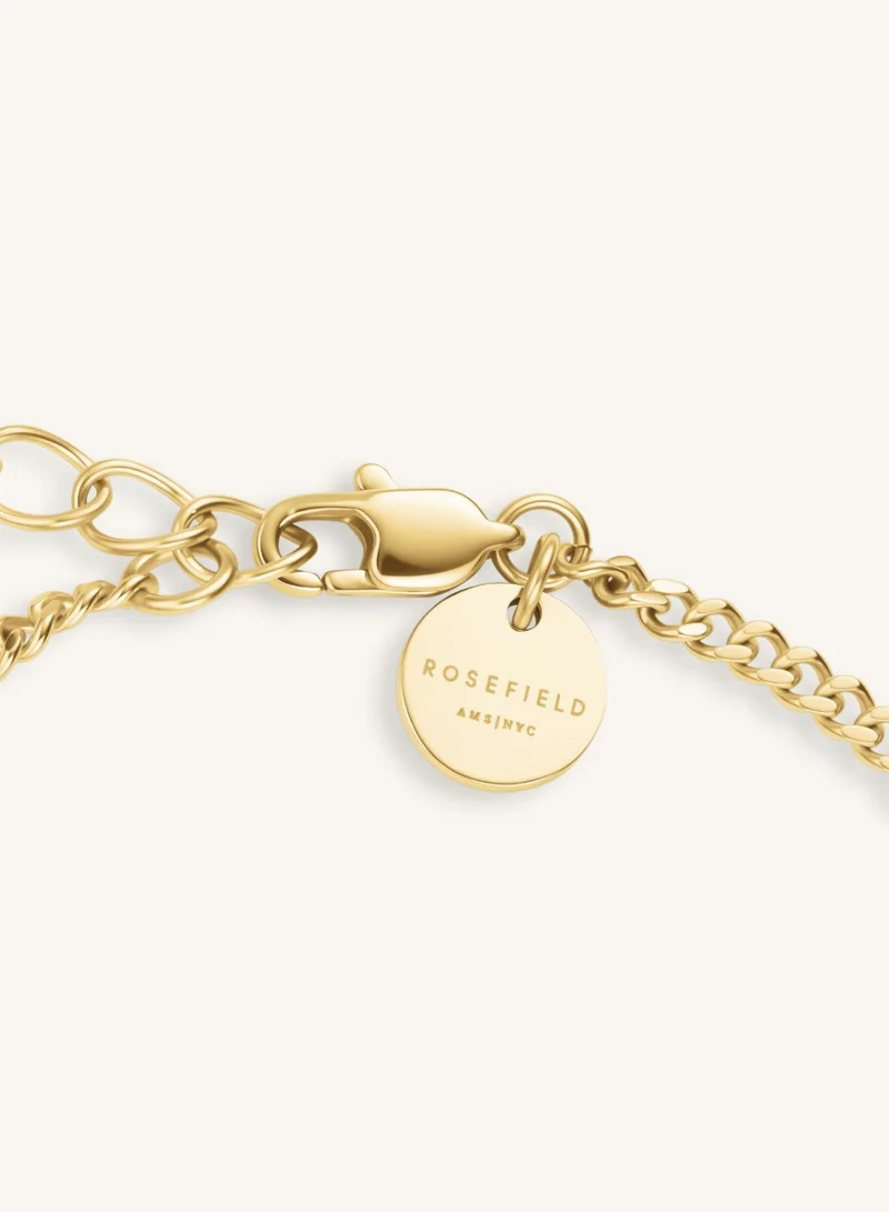 Rosefield  Crystal Charm Bracelet, Gold Plated for Women | Best Price UAE