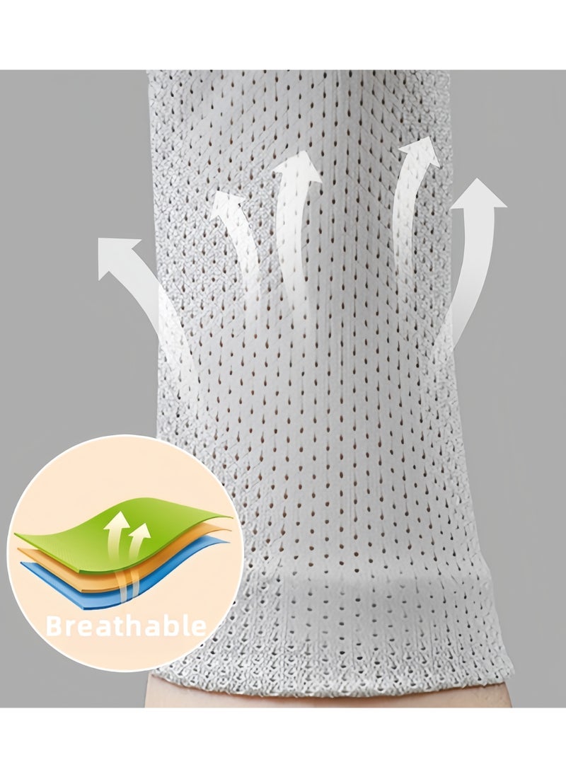 Generic Women's Lace Sun Protective Gloves - UPF 50+ UV Sun Protection,Driving Gloves Long Gloves 29cm,Women's Gloves Anti Slip Breathable Thin High Elasticity,Touch Screen Gloves Cycling Riding Outdoor Sports,Beige - Image 3