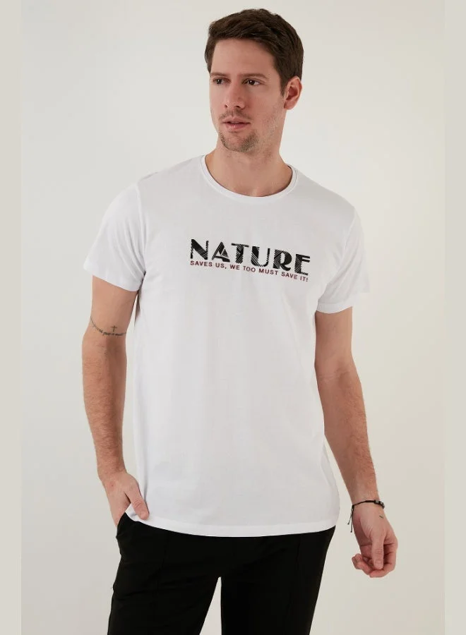 Buratti Buratti Crew Neck 100% Cotton Slim Fit T Shirt Men T SHIRT 541NATURE