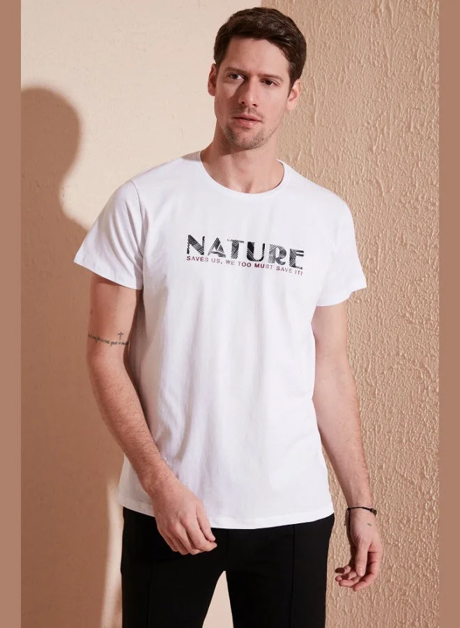 Buratti Buratti Crew Neck 100% Cotton Slim Fit T Shirt Men T SHIRT 541NATURE