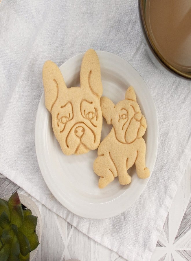 Bakerlogy Set of 2 French Bulldog cookie cutters (Designs: Body & Face), 2 pieces - Bakerlogy - Image 3