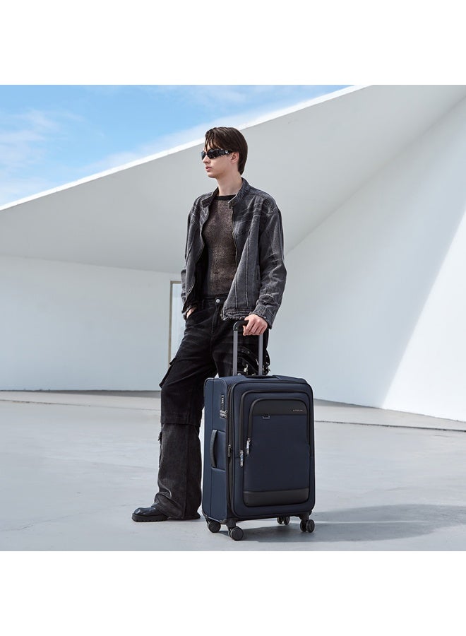 ARCTIC HUNTER LGX004 24 Inch Arctic Hunter LGX004 Roller Suitcase - High-quality, durable, water-resistant fabric with silent wheels and a safety lock - Image 2