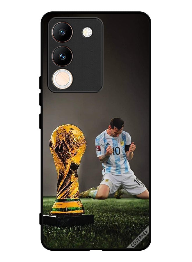 Covernex Protective Case Cover For vivo V29e Leo Messi & FIFA Trophy - Image 1