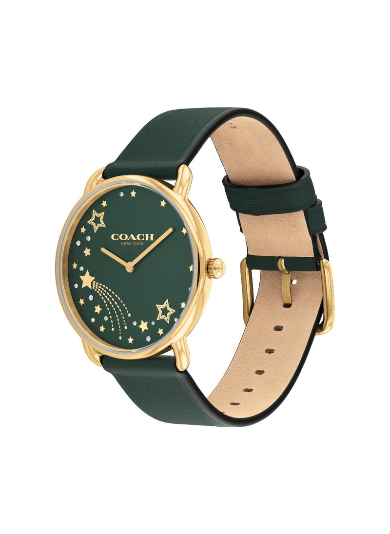 COACH COACH WATCHES ROUND ANALOG WOMEN'S GREEN CASE WATCH - 14504377  - Image 1