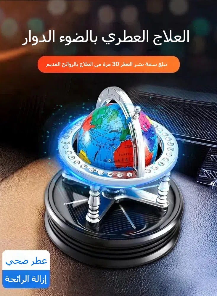 general Solar Aircraft Car Ornaments - High-end car center console decorations, creative men's car interior items, fashion car accessories, unique gift options - Image 2