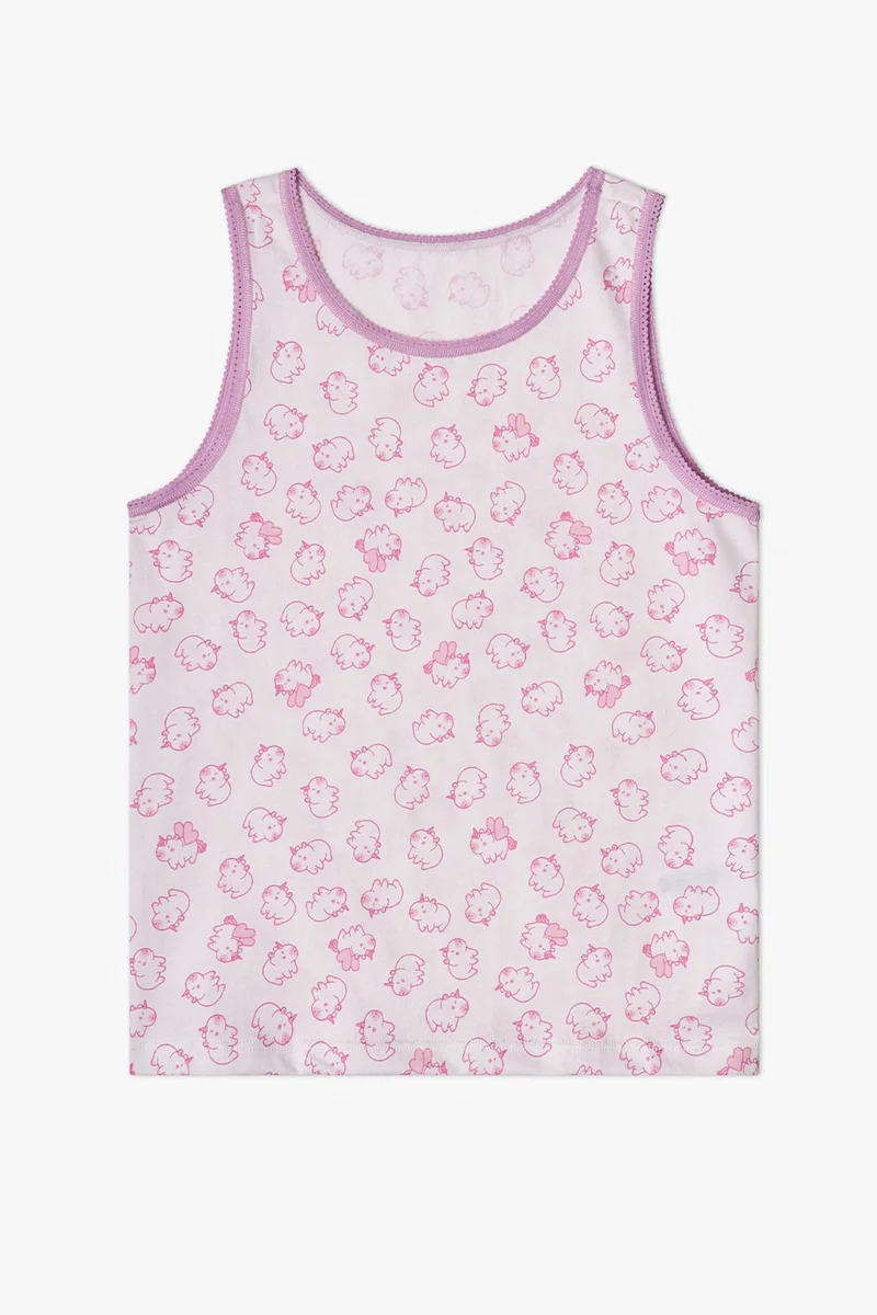 Penti PENTI Girls' Unibara Unicorn Print Tank Top