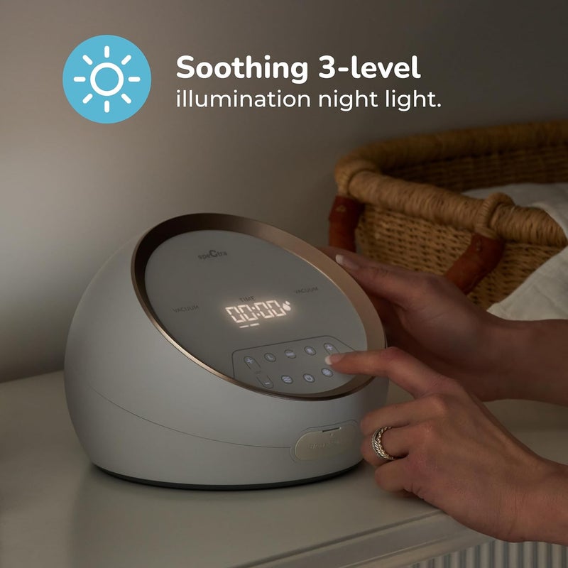 Spectra مضخة ثدي كهربائية مزدوجة قابلة للتعديل من سبكترا سينيرجي جولد - أساسية للرضاعة الطبيعية - Image 5