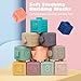 Weilim Montessori Toys Soft Stacking Building Blocks Rings Balls Sets 3 in 1 Baby Toys Bundle for Babies Sensory for Toddlers Teething Bath for Infants Learning Education Toy - Image 3