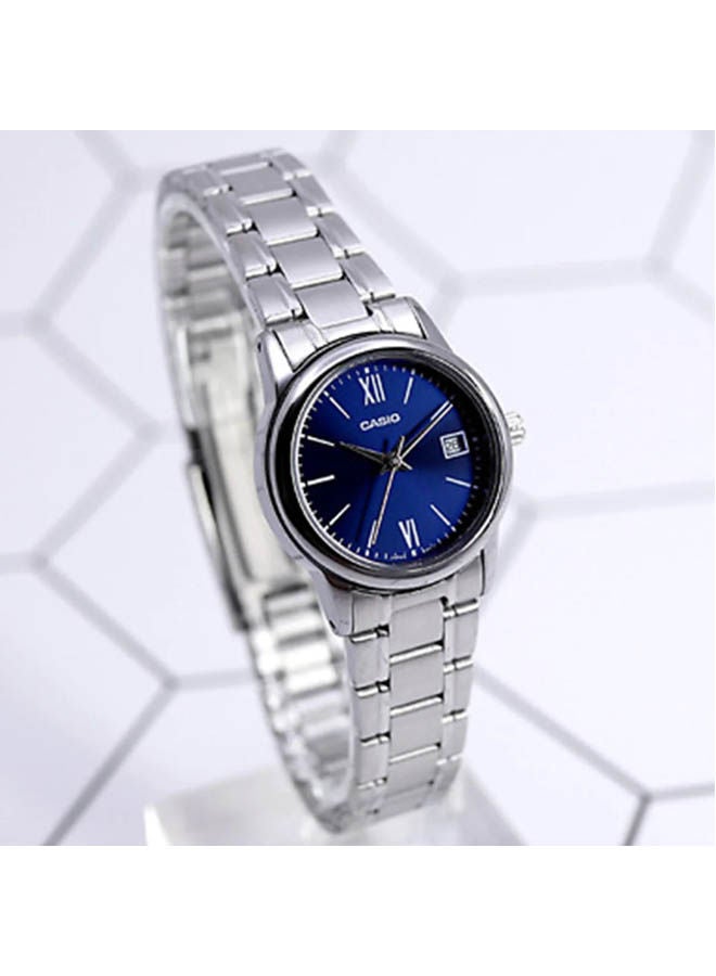 كاسيو ساعة يد من ستانلس ستيل بعقارب LTP-V002D-2B3UDF - Image 2