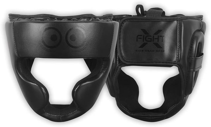 FightX خوذة ملاكمة للأطفال MMA كيك بوكسينغ موياي تاي معدات تدريب الدفاع عن النفس للأولاد والبنات حماية جلد صناعي خوذة قتال MMA UFC خوذة تدريب كيك بوكسينغ للأطفال - Image 1