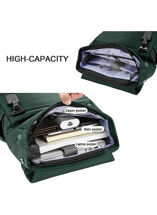 iCozzier - Laptop Backpack With Usb Charging Port Water Resistant Laptop Rucksack Backpack For Men Women Fits 14.1 Inch Laptop School Bag - Image 1