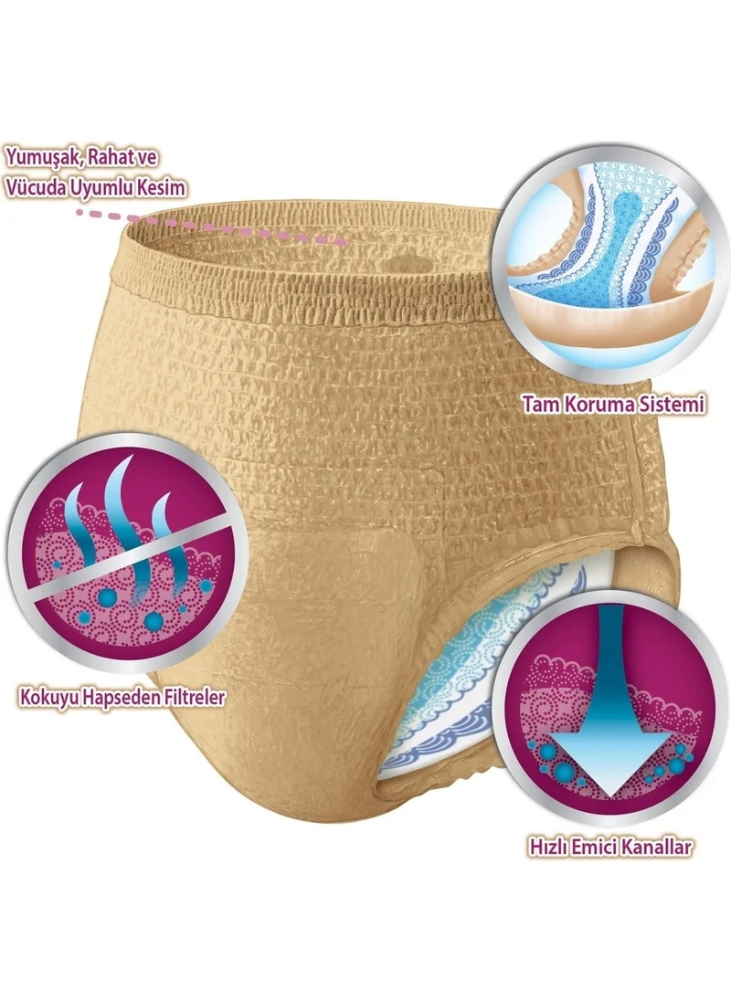ديبند Absorbent Panty Diaper Xl - Extra Large Women's 120 Pieces (4pk*30)