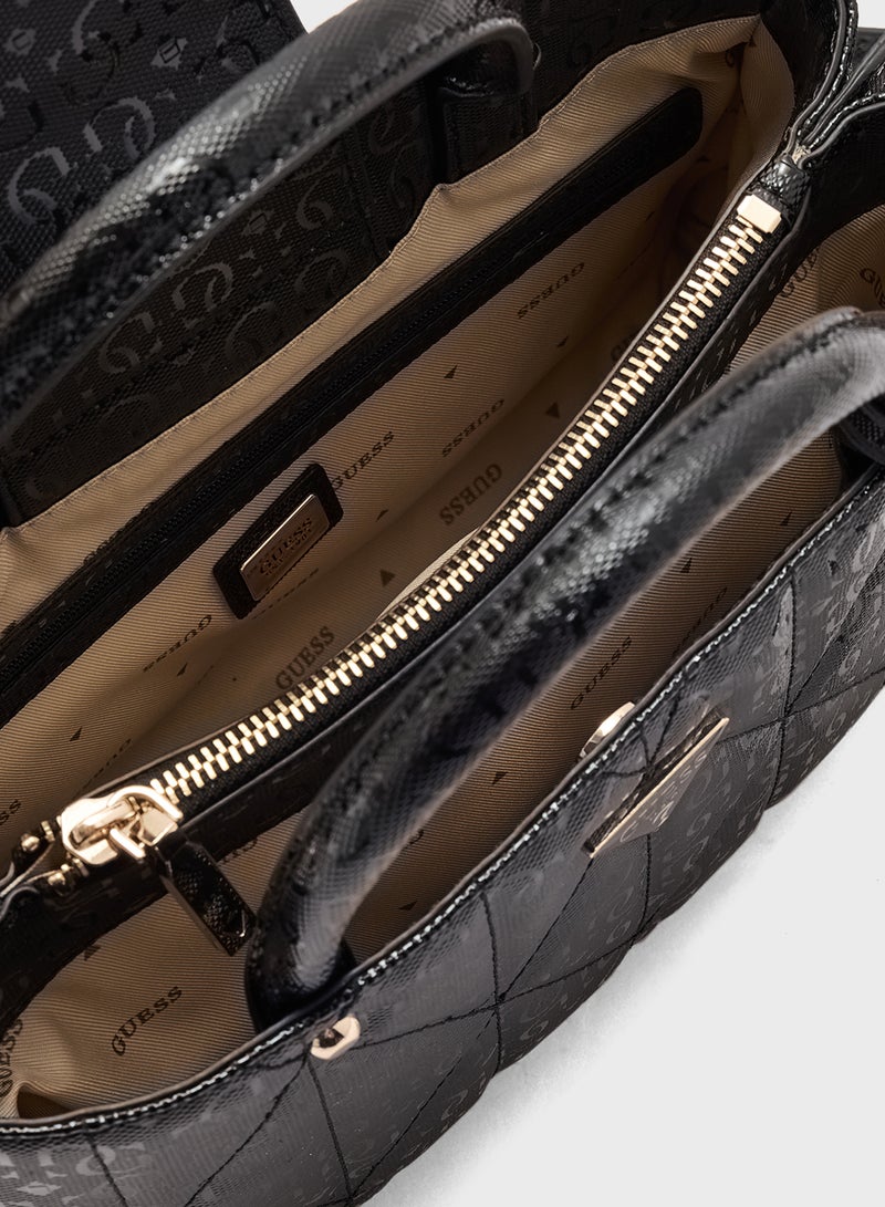 GUESS ALDINA GIRLFRIEND SATCHEL  - Image 5