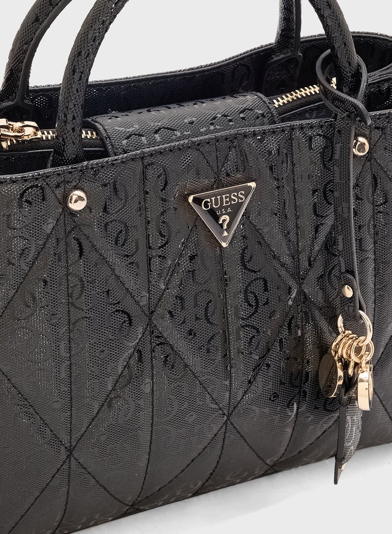 GUESS ALDINA GIRLFRIEND SATCHEL  - Image 4