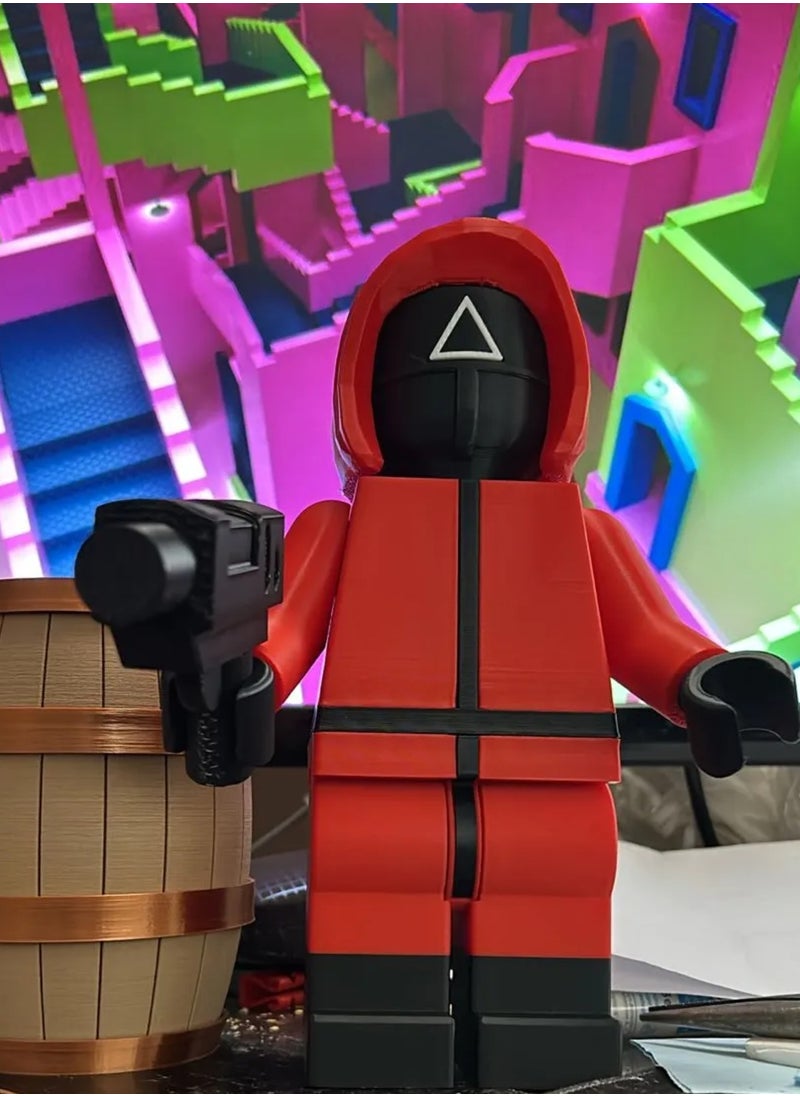 3D Brothers Mega Squid Game Guard – Brick Style Edition  - Image 2