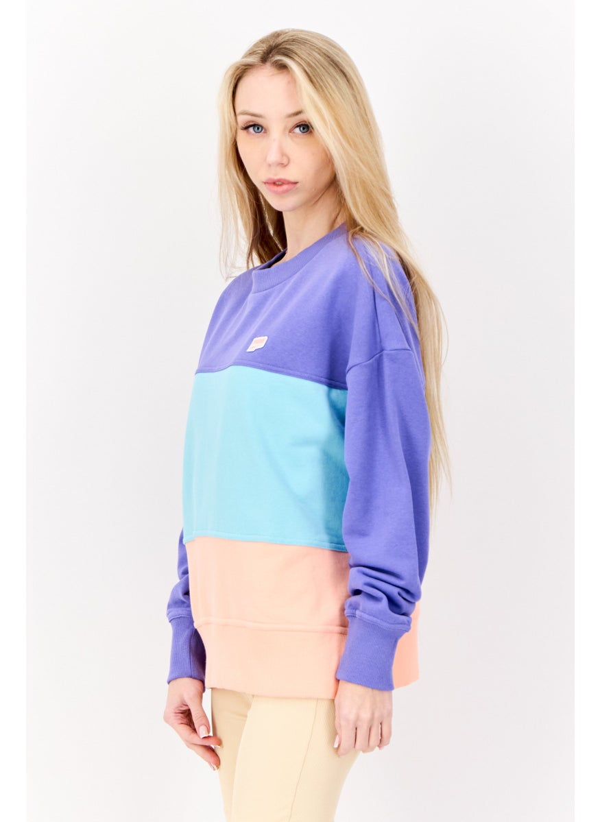 PUMA Women Sportswear Fit Long Sleeve Outdoor Sweatshirt, Multicolor  - Image 4