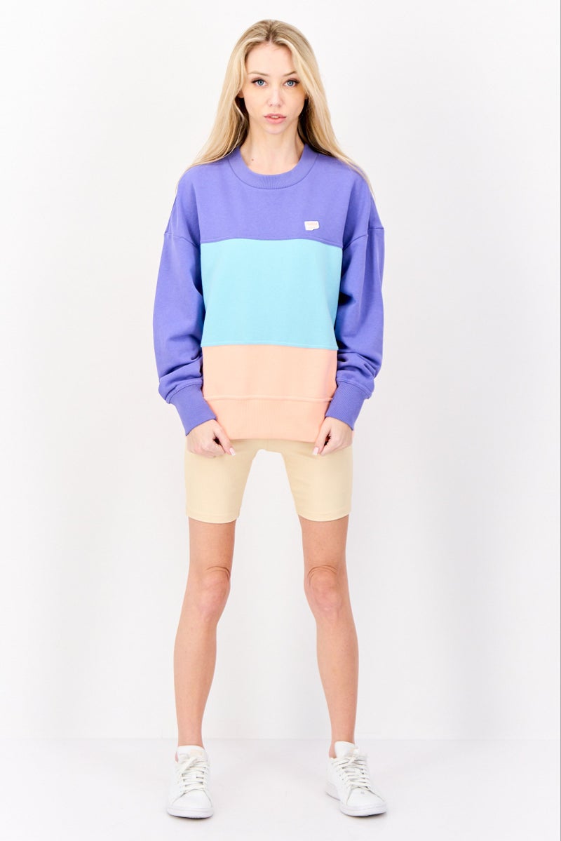 PUMA Women Sportswear Fit Long Sleeve Outdoor Sweatshirt, Multicolor - Image 4