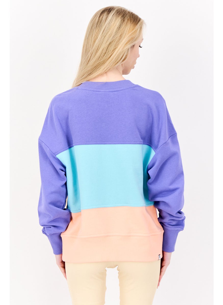 PUMA Women Sportswear Fit Long Sleeve Outdoor Sweatshirt, Multicolor  - Image 3