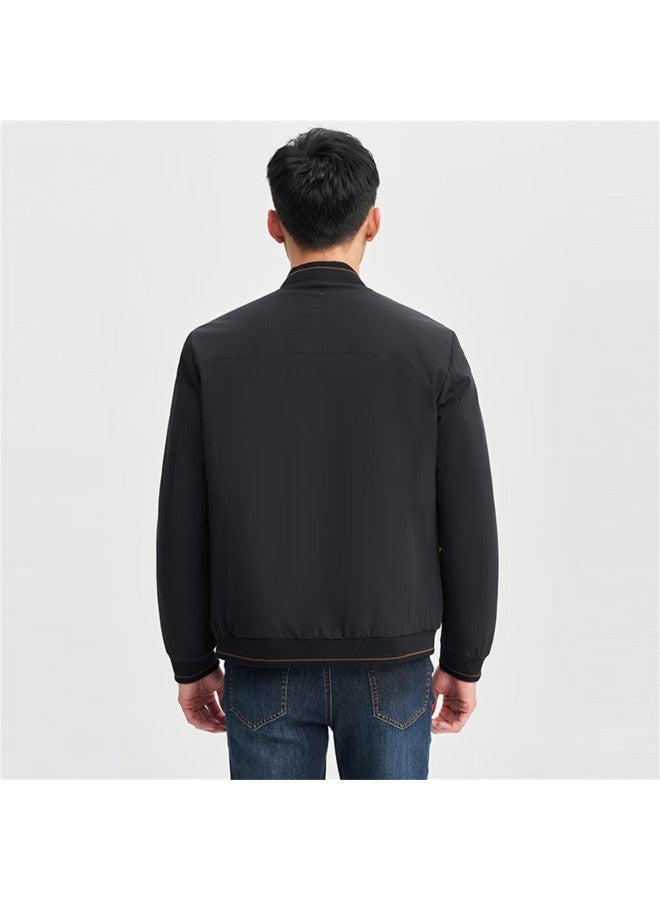 Tries Men's Jacket Autumn Winter  New Graphene Warm Thick Windproof Baseball Collar Embroidered Cotton Coat - Image 2