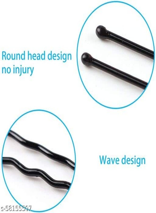 HRBS U Shaped Hair Pins Bob Pins For Women's | Wedding Occasional Hair Pins For Bun | Girls Hair Pins (100 Pc) - Image 4
