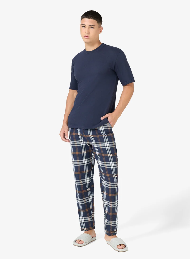 Seventy Five  Nightwear T-Shirt & Pants Set for Men | Best Price UAE