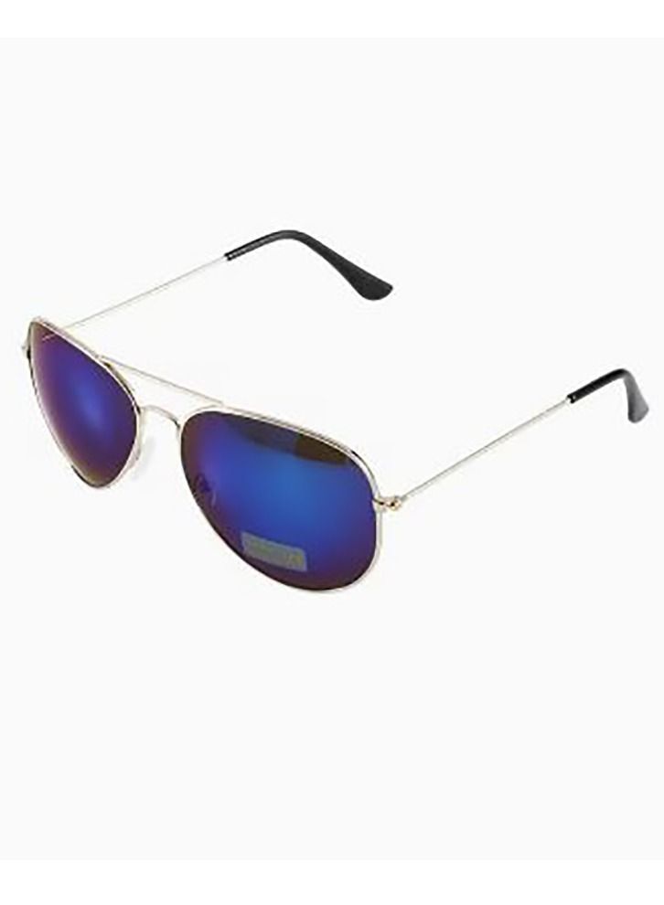 إستيل نظارة شمسية أفياتور بإطار كامل الحواف فضية - Image 1