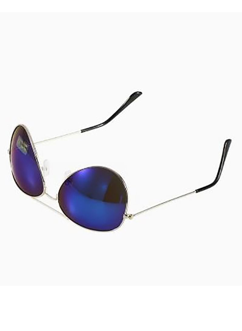 إستيل نظارة شمسية أفياتور بإطار كامل الحواف فضية - Image 3