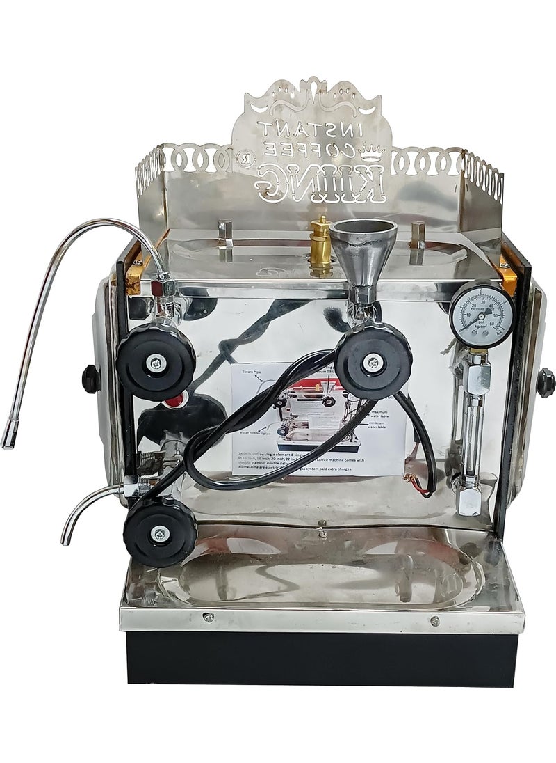 KIING KIING Coffee Machine Decorative Metal Design Golden Finish  - Image 2