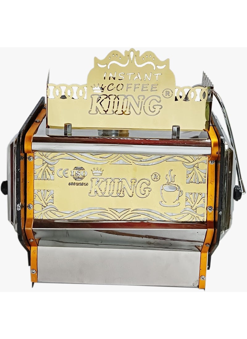 KIING KIING Coffee Machine Decorative Metal Design Golden Finish  - Image 1