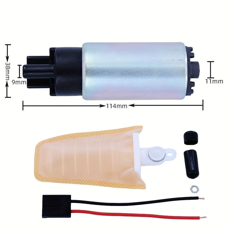 Universal Electric Fuel Pump 23220-74021 Compatible With Honda Mazda Nissan And Most Vehicles No Battery Needed - Image 2
