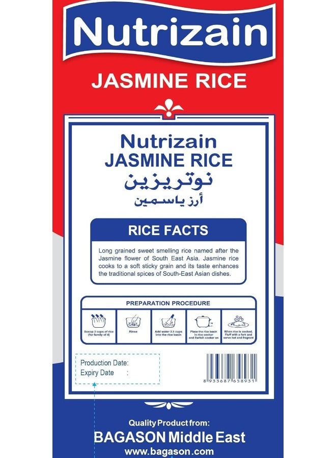 Nutrizain Jasmine Rice AAA Grade, 5 kg - Image 2