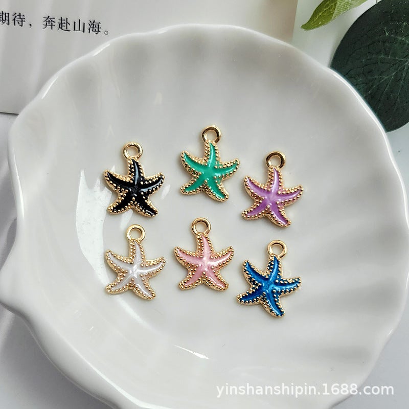 Classic Starfish Pendant Diy Alloy Jewelry Accessories Hair Accessories Key Chain Children'S Toy Decorative Material Accessories - Image 2