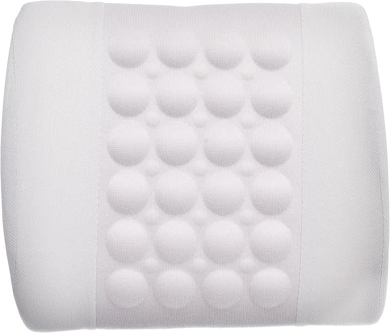 ND299 Breathable Massage Mesh Lumbar Support for Car And Office Chair For Back Pain Relief With Perfect Design, Premium And Long Lasting Material - Grey