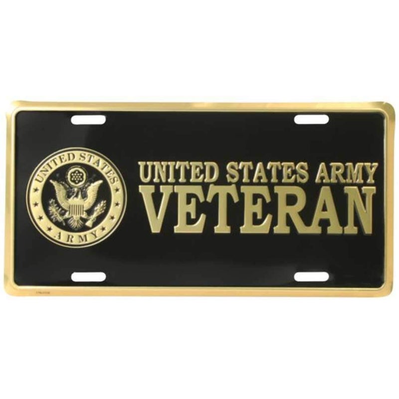 Honor Country US Army Veteran License Plate - Image 3