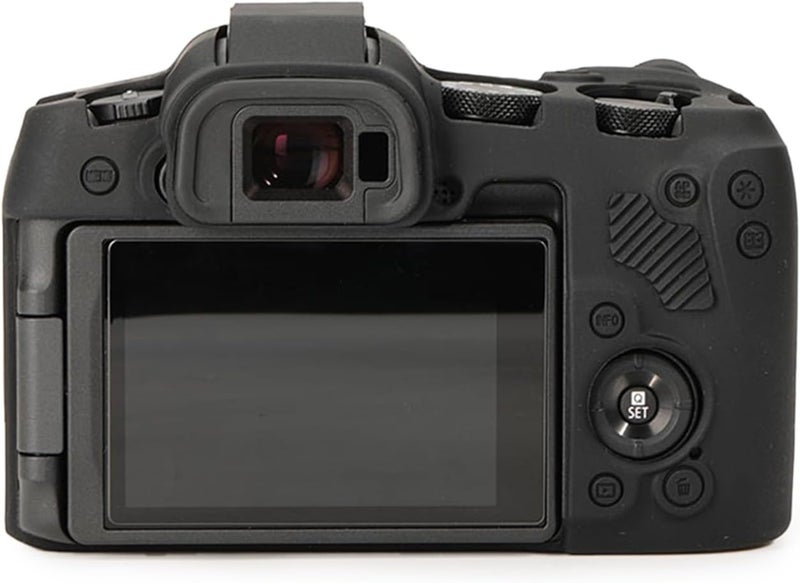 Rieibi EOS R8 Case Soft Silicone Protective Case for Canon EOS R8 EOSR8 Camera Lightweight EOS R8 Camera Case  Black - Image 2