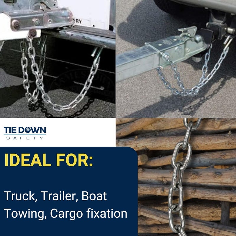 Tie Down Engineering 31" Safety Chains for Trailers - Image 5