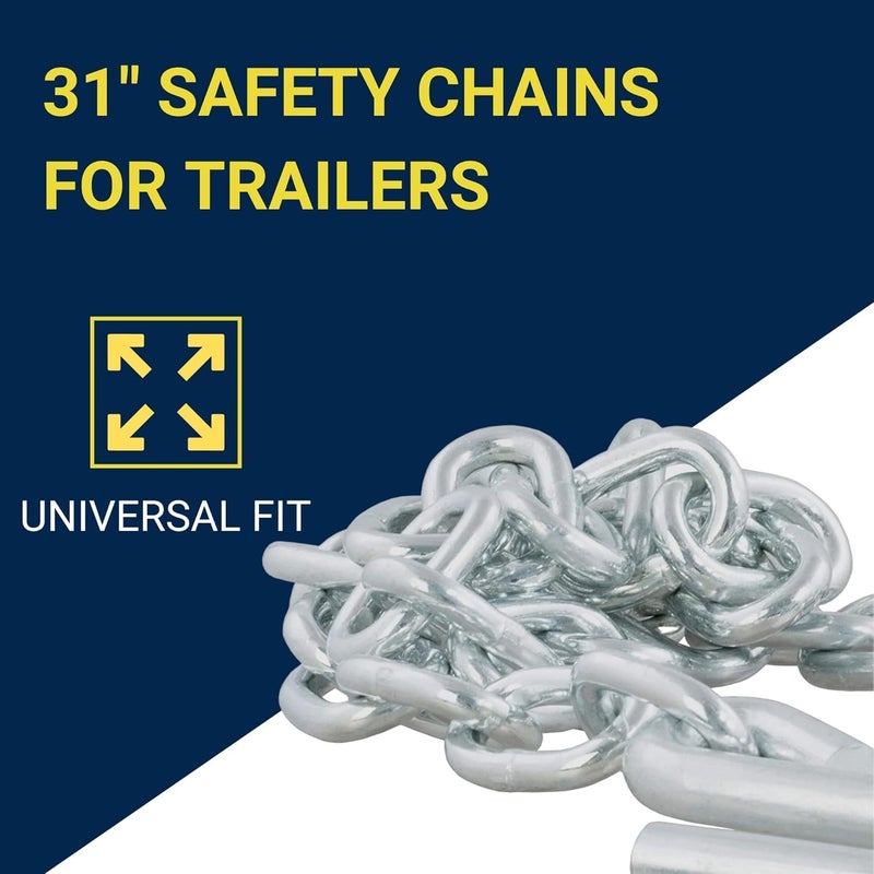 Tie Down Engineering 31" Safety Chains for Trailers - Image 4