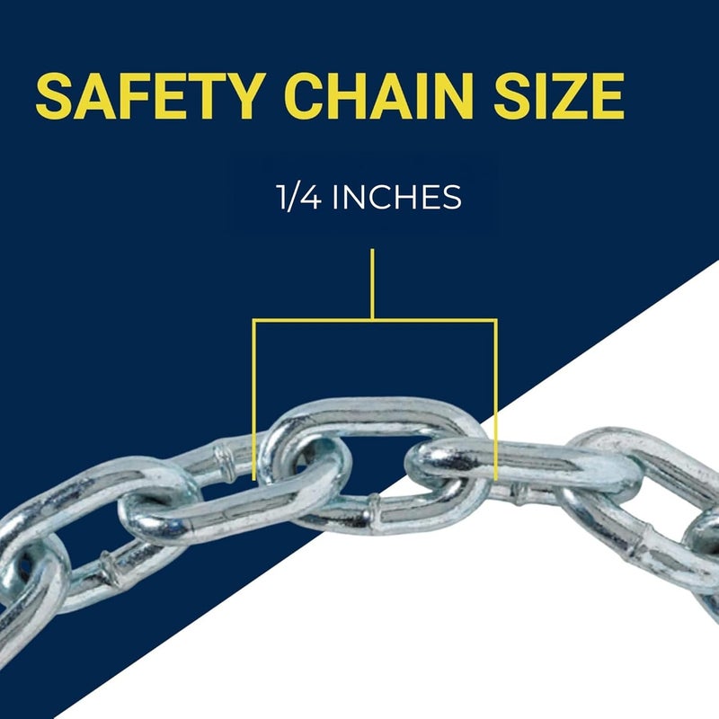 Tie Down Engineering 31" Safety Chains for Trailers - Image 3