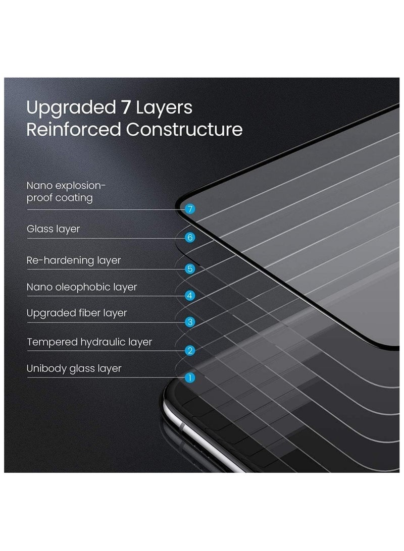 [1+1 Sets] For Xiaomi Redmi 14C 4G/ Xiaomi Poco C75 4G Case & Screen Protector Frosted Pudding Material TPU Cover with Tempered Glass Screen Protector - Image 5