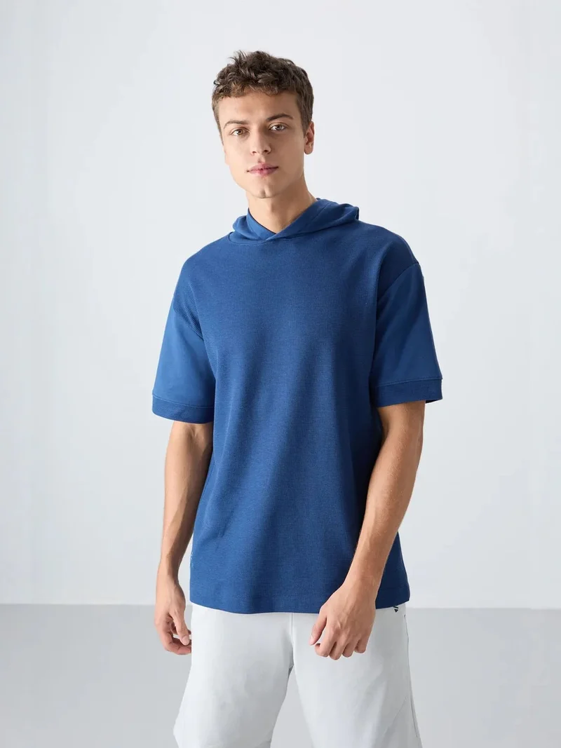 TOMMYLIFE TOMMY Oversized Hooded Short-sleeve T-shirt